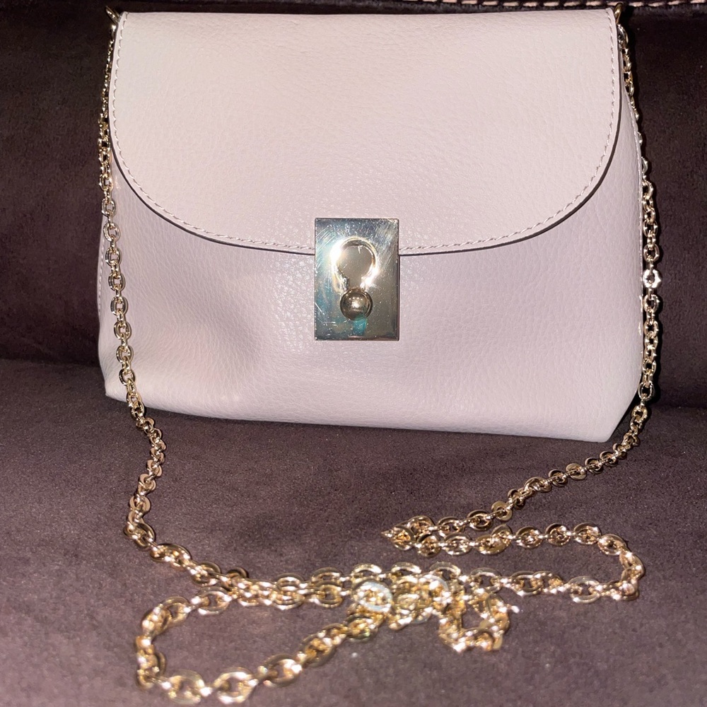 H&M Elegant White Cream Chain Shoulder Bag